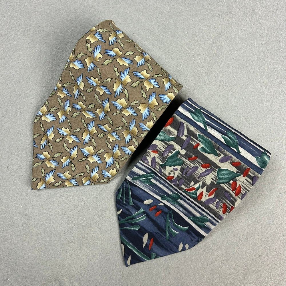 Jerry Garcia Necktie Lot 2 Landscape With Eye Collection Ten Mens OS Multicolor